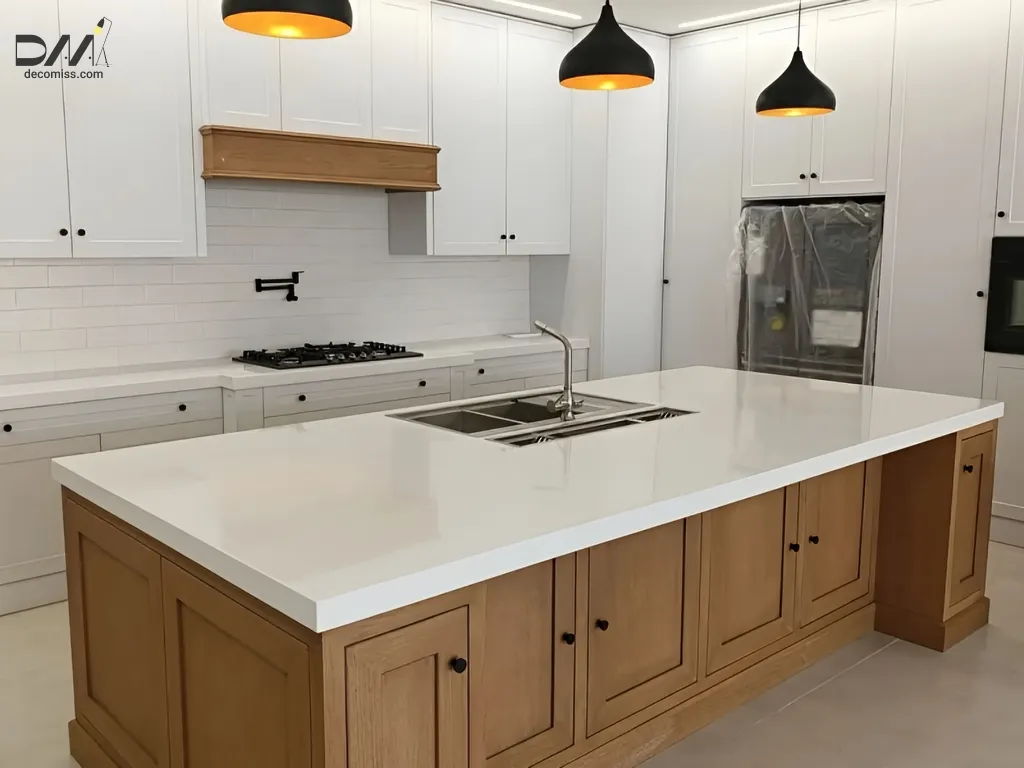 کابینت مئوکلاسیک جزیره دار